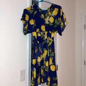 Davi and Dani lemon dress